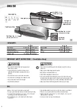 Предварительный просмотр 2 страницы Fellowes Cosmic A3 Instructions Manual