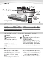 Предварительный просмотр 8 страницы Fellowes Cosmic A3 Instructions Manual