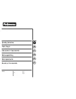 Fellowes DM-4 Operating Instructions Manual preview