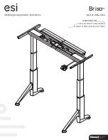 Preview for 1 page of Fellowes esi Brisa 2B-C48 Series Assembly And Operation Instructions Manual