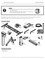 Preview for 2 page of Fellowes esi Brisa 2B-C48 Series Assembly And Operation Instructions Manual