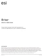 Preview for 12 page of Fellowes esi Brisa 2B-C48 Series Assembly And Operation Instructions Manual