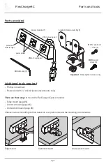 Предварительный просмотр 3 страницы Fellowes esi FCH4C-BLK Assembly Instructions Manual