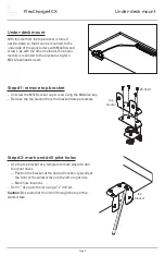 Preview for 8 page of Fellowes esi FCH4CX-BLK Assembly Instructions Manual