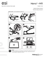 Preview for 1 page of Fellowes Esi HANA-MR-BLK Operation And Adjustment Manual