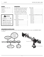 Предварительный просмотр 2 страницы Fellowes esi Kata EX Series Assembly Manual