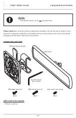 Предварительный просмотр 2 страницы Fellowes esi Kata Series Installation Instructions Manual