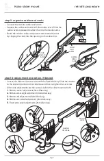 Предварительный просмотр 7 страницы Fellowes esi Kata Series Installation Instructions Manual