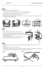 Preview for 6 page of Fellowes esi LOTUS-RT1-BLK Assembly And Operation Instructions Manual