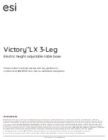 Preview for 12 page of Fellowes ESI Victory 3V-LX-C3636-24 Series Assembly Instructions Manual