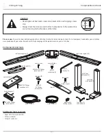 Предварительный просмотр 2 страницы Fellowes ESI Victory 3V-LX-C4848-24 Series Assembly Instructions Manual