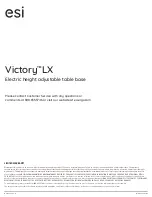 Предварительный просмотр 12 страницы Fellowes esi Victory LX 2-leg Assembly Instructions Manual