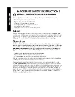 Preview for 6 page of Fellowes EXL 125-2 Manual