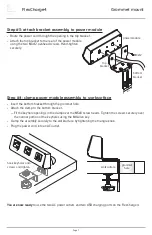 Preview for 7 page of Fellowes FCH4-DSK-BLK Assembly And Operation Instructions Manual