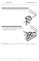 Предварительный просмотр 9 страницы Fellowes FCH4-DSK-BLK Assembly And Operation Instructions Manual