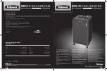 Fellowes FORTISHRED 2250C Instruction Manual предпросмотр