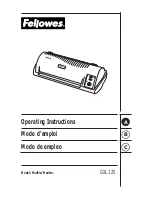 Preview for 1 page of Fellowes GXL 125 Operating Instructions