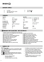 Preview for 4 page of Fellowes HALO 125 Instructions Manual