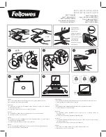 Preview for 1 page of Fellowes Hana 80554 Quick Start Manual