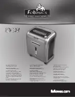 Fellowes IntelliShred SB-89Ci User Instructions предпросмотр