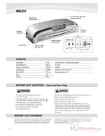 Предварительный просмотр 3 страницы Fellowes Jupiter 125 Instruction Manual