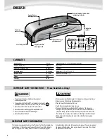 Preview for 2 page of Fellowes Jupiter 125 Instructions Manual