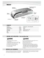 Preview for 2 page of Fellowes Jupiter 125 User Manual