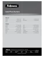 Preview for 6 page of Fellowes Jupiter 125 User Manual