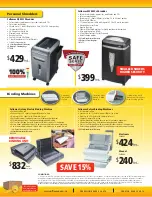 Предварительный просмотр 2 страницы Fellowes JUPITER A3 Brochure