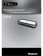 Preview for 1 page of Fellowes L125 A4 Instructions Manual