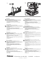 Preview for 2 page of Fellowes Lotus Dual Monitor Arm Kit Manual