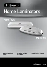 Fellowes Mars 125 Instructions Manual preview
