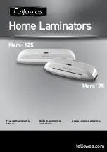 Fellowes Mars 125 Instructions Manual предпросмотр