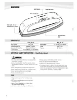 Предварительный просмотр 2 страницы Fellowes MARS ML 125 User Manual