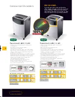 Предварительный просмотр 10 страницы Fellowes Microshred MS-460Cs Brochure & Specs