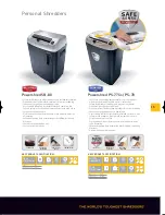 Предварительный просмотр 15 страницы Fellowes Microshred MS-460Cs Brochure & Specs