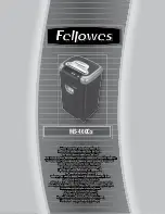 Fellowes Microshred MS-460Cs Manual preview