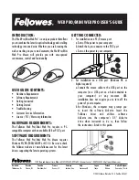 Fellowes Mouse User Manual предпросмотр