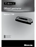 Предварительный просмотр 1 страницы Fellowes Neptun2 125 Quick Start Manual