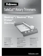 Fellowes Neutron Instructions Manual preview