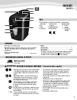 Preview for 36 page of Fellowes OWERSHRED 59Cb Manual