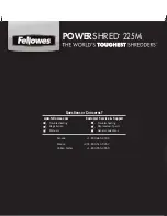 Preview for 14 page of Fellowes POWERSHRED 225Mi User Manual