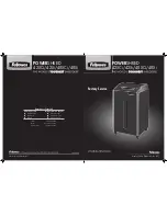 Fellowes POWERSHRED 425Ci Instruction Manual предпросмотр