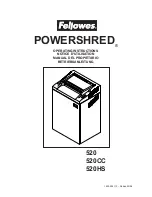 Fellowes POWERSHRED 520 Operating Instructions Manual preview