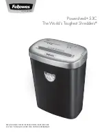 Предварительный просмотр 1 страницы Fellowes Powershred 53C Instructions