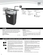 Предварительный просмотр 22 страницы Fellowes Powershred 53C Manual