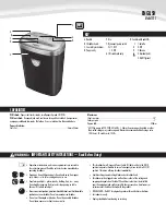 Preview for 2 page of Fellowes Powershred 53C Quick Manual