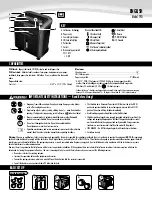 Preview for 2 page of Fellowes POWERSHRED 79Ci Instructions Manual