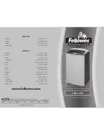 Fellowes Powershred C-220 Instructions preview