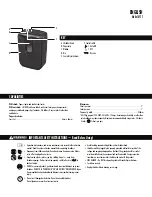 Preview for 2 page of Fellowes Powershred M-7C User Manual